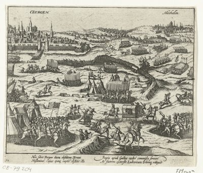 Ludvig af Nassau forlader Bergen, 1572 af Anonymous