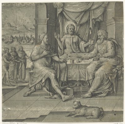 Måltid på Emmaus Meals of Christ (serietitel) af Anonymous