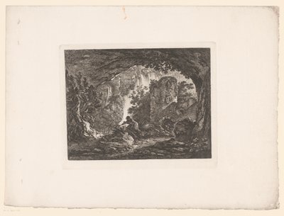 Mand flygter fra slange Tryk efter malerier af Ignace Duvivier (serietitel) Differens Sujets graves et dessinés af Ignace du Vivier: d