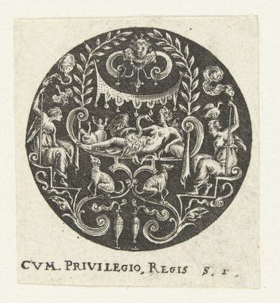 Medaljon med Leda af Anonymous