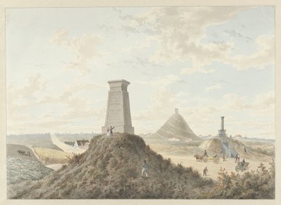 Monumenter ved Waterloo, 1815 af Anonymous