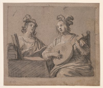 Musikalsk Scene af Anonymous