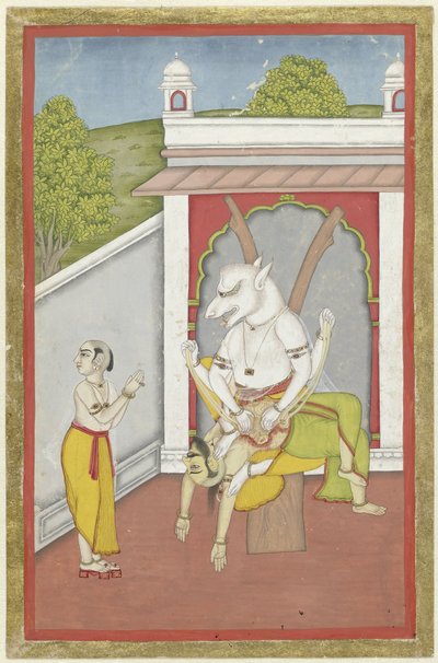 Narasimha (man-løve inkarnationen af ​​Vishnu) af Anonymous