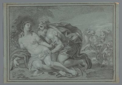 Neptun med en nymfe af Anonymous