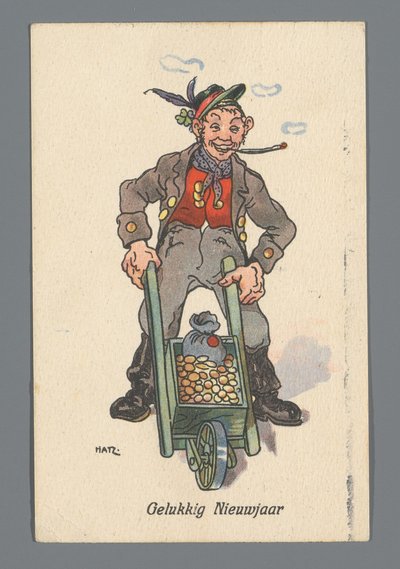 Nytårsønske for 1920 fra Chris og Bep af Anonymous