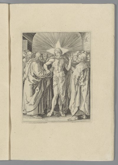 Ongelovige Thomas De kleine Passie (serietitel) The Passion of Christ afbildet af Albert Durer fra Nürnberg (serietitel) af Anonymous
