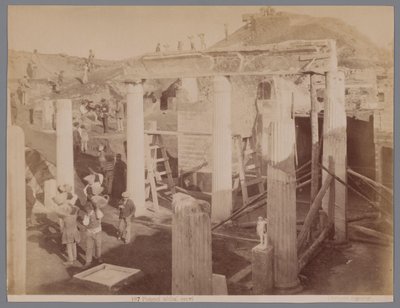 Udgravninger i Pompeji Pompei ultimi scavi (titel på objekt) af Anonymous