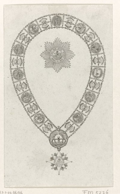 Ordenskæde med Storkorset af Den Kongelige Orden af ​​Holland, 1807 af Anonymous
