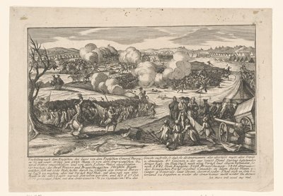 Overgivelse af general Burgoyne til General Gates den 17. oktober 1777 af Anonymous