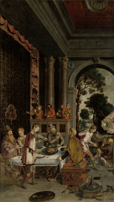 Lignelse om den rige mand og den fattige Lazarus af Anonymous