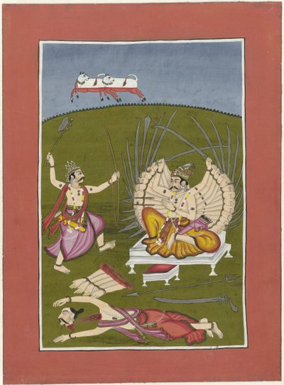 Parasurama (inkarnation af Vishnu som Rama-med-en-økse) Avatars of Vishnu (serietitel) af Anonymous