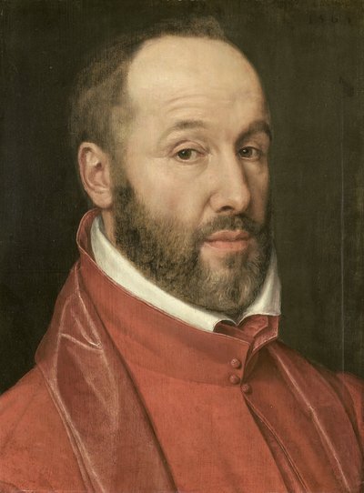 Portræt af Antoine Perrenot, kardinal de Granvelle, minister for Charles V og Philip II af Anonymous