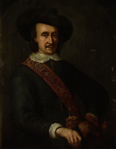 Portræt af Cornelis van der Lijn, generalguvernør i Hollandsk Ostindien af Anonymous