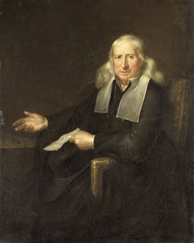 Portræt af Jan van Lennep den ældre (1634-1711). Amsterdam Købmand i Silke, Guld og Sølv Tøj og Kunstsamler af Anonymous