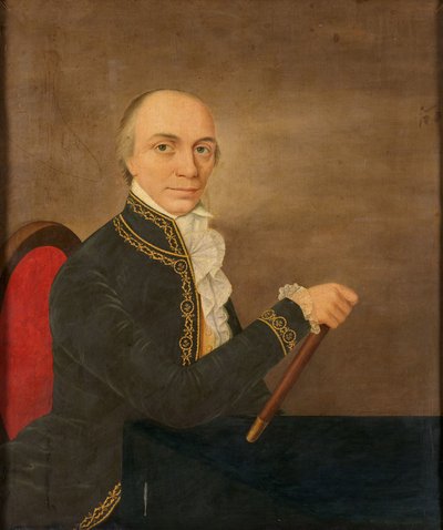 Portræt af Johannes Siberg, generalguvernør i Hollandsk Ostindien af Anonymous