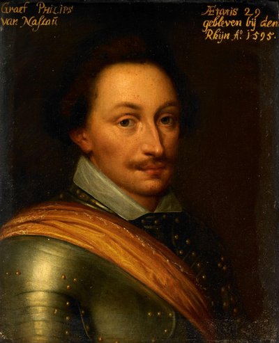 Portræt af Philip, greve af Nassau, guvernør i byen Nijmegen af Anonymous
