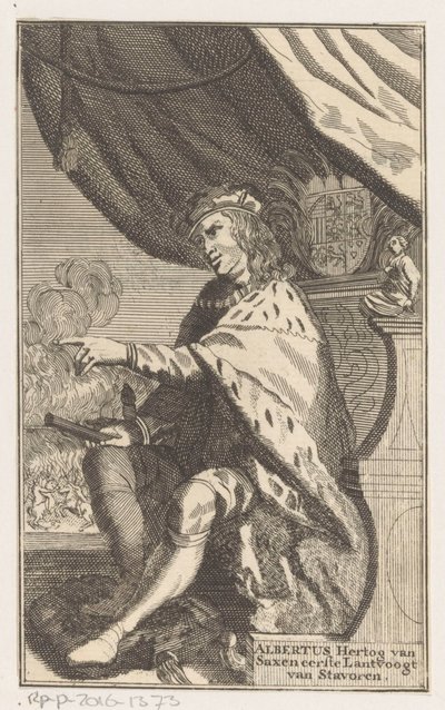 Portræt af Albrecht III, hertug af Sachsen af Anonymous