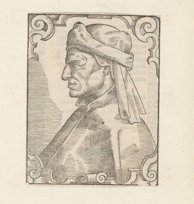 Portret van Bartolus van Sassoferrato af Anonymous