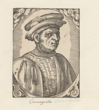 Portræt af Francesco Bussone fra Carmagnola af Anonymous