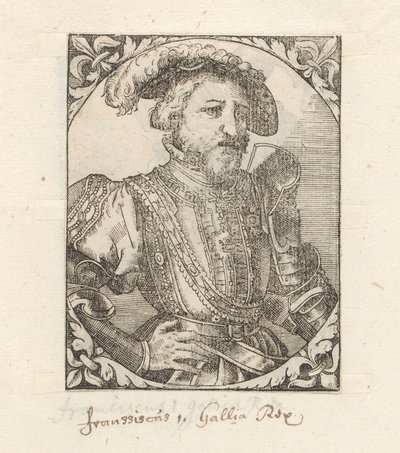 Portræt af Frans I af Valois-Angoulême, konge af Frankrig af Anonymous