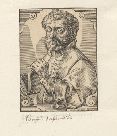 Portret van Georg af Trebizond af Anonymous