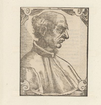 Portret af Giovanni Pontano af Anonymous