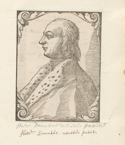 Portret af Girolamo Donati af Anonymous