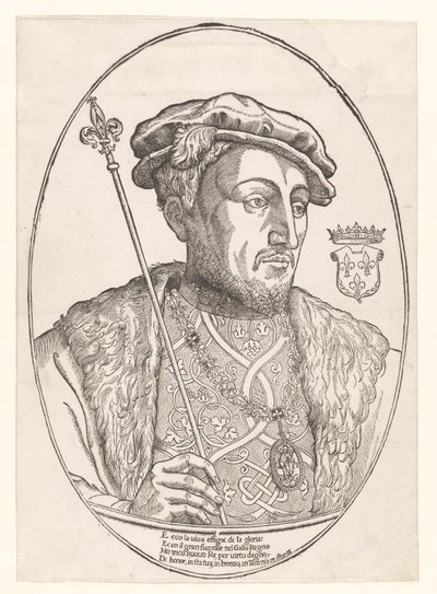 Portræt af Henrik II, konge af Frankrig af Anonymous
