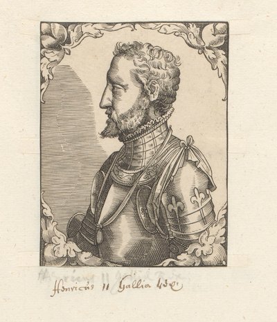 Portræt af Henrik II, konge af Frankrig af Anonymous