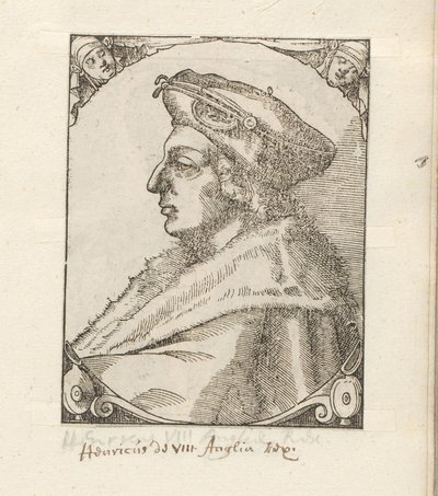Portræt af Henrik VIII, konge af England og Irland af Anonymous