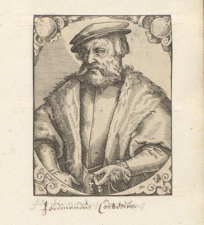 Portret af Hernán Cortés af Anonymous