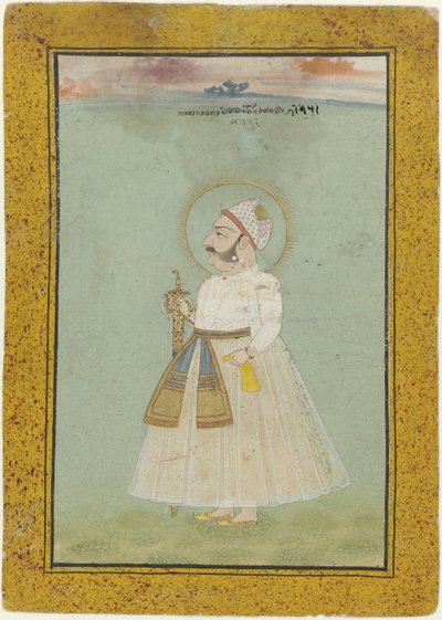 Portræt af Jaisingh, grundlæggeren af ​​Jaipur af Anonymous