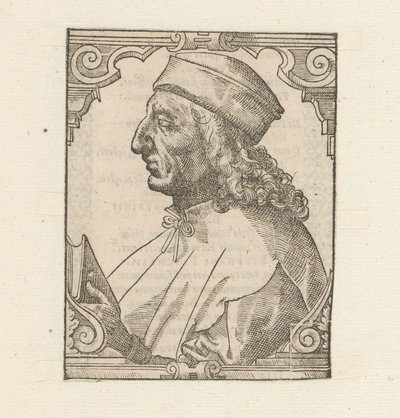 Portret af Julius Pomponius Laetus af Anonymous