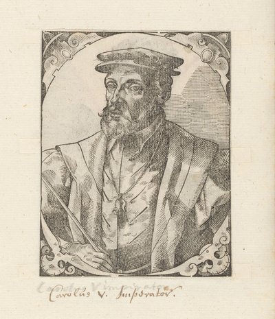 Portræt af Karel V af Habsburg af Anonymous