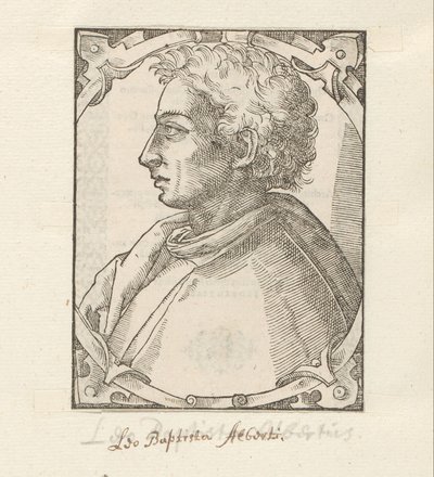Portret af Leon Battista Alberti af Anonymous