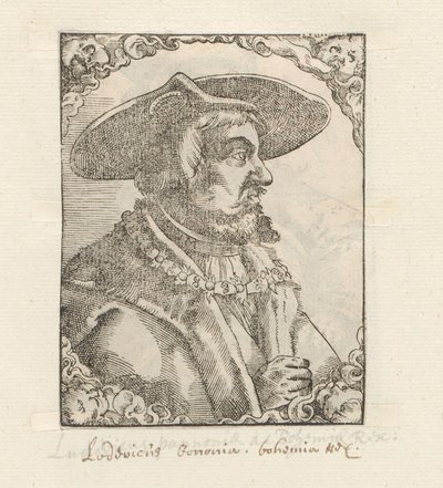 Portræt af Ludvig II af Ungarn af Anonymous