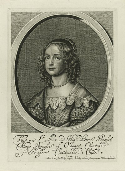 Portræt af Maria Henrietta Stuart af Anonymous