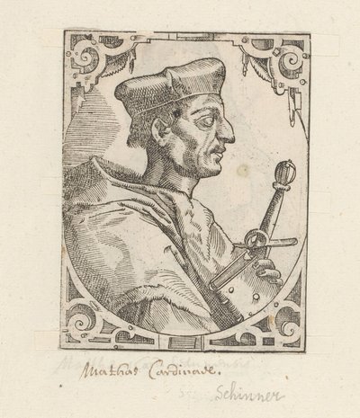 Portræt af Matthäus Schiner af Anonymous