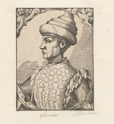 Portret af Muzio Attendola Sforza af Anonymous