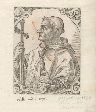 Portret af Ottone Visconti af Anonymous