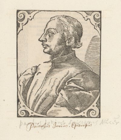 Portret af Paolo Giovio af Anonymous