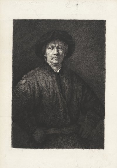 Portræt af Rembrandt Harmensz. fra Rhinen af Anonymous