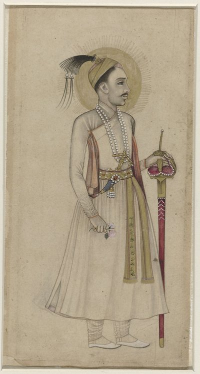 Portræt af Sultan Muhammad-Quli Qutb-Shah af Golconda af Anonymous