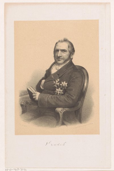 Portræt af Willem Cornelis Ackersdijck af Anonymous
