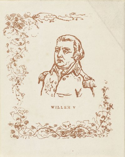 Portræt af William V, Prins af Orange-Nassau af Anonymous