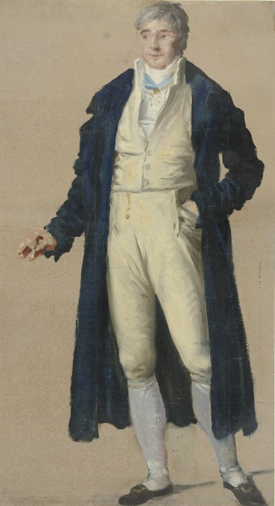 Portræt i fuld længde af Comte de Tocqueville af Anonymous