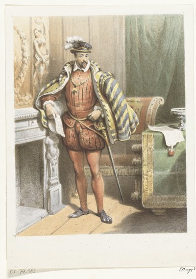 Portræt af en stående adelsmand, ca. 1572 af Anonymous