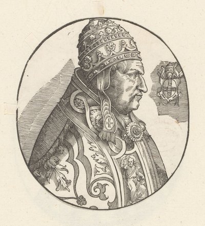 Portret van paus Pius II af Anonymous