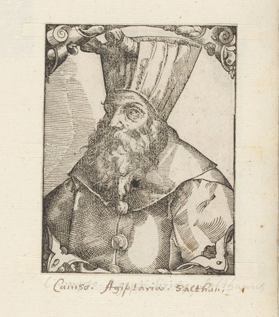 Portræt af Van Sultan Al-Ashraf Qansuh Al-Ghouri af Anonymous