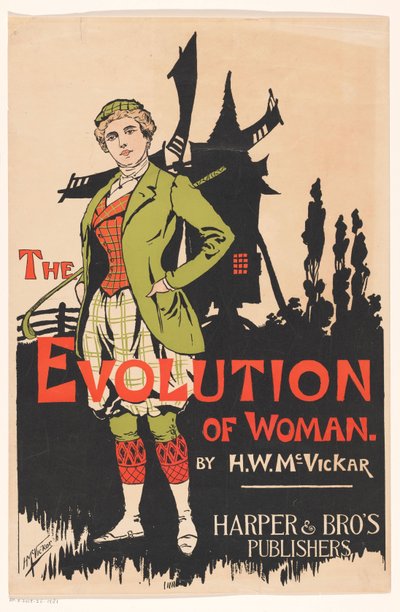 Annonce for The Evolution of Woman af Harry Whitney McVickar af Anonymous